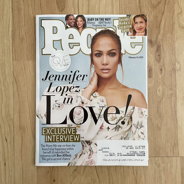 PEOPLE MAGAZINE FEBRUARY 14 2022 Jennifer Lopez Rihanna Hoda Emma Julia