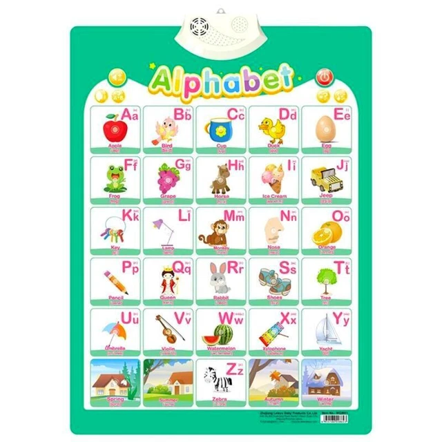 INTERACTIVE ALPHABET CHART for Kids | Electronic Educational Toy £15.49 ...