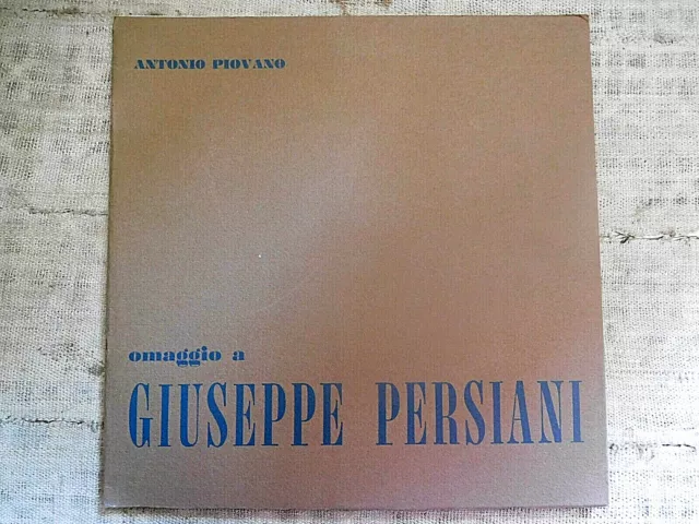 Antonio Piovano omaggio a Giuseppe Persiani - LP + inserto