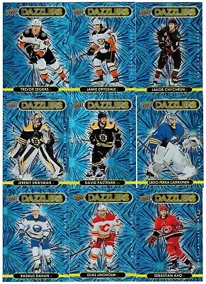2021-22 Upper Deck Series 1 Blue Dazzlers You Pick the Card Finish Your Set