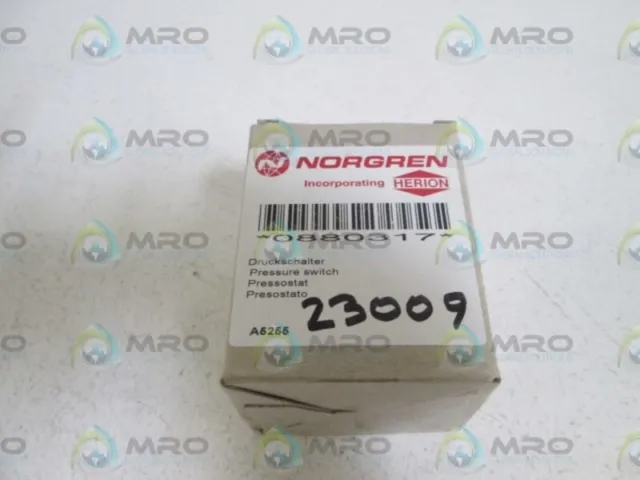 Norgren Pressure Switch 0880317 *New In Box*