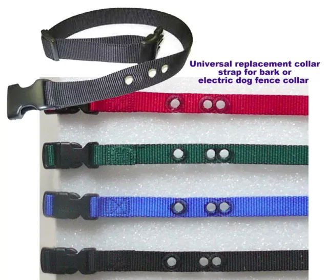 3/4" Universal replacement collar strap for bark or electric dog fence collar