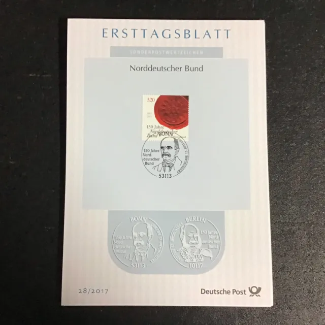 ETB 28/2017 - Mi.-Nr. 3321 - 150 Jahre Norddeutscher Bund