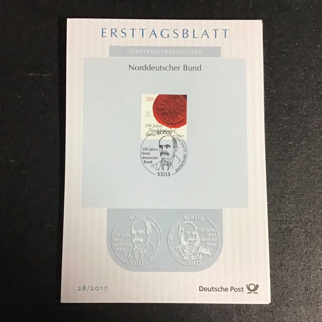 ETB 28/2017 - Mi.-Nr. 3321 - 150 Jahre Norddeutscher Bund