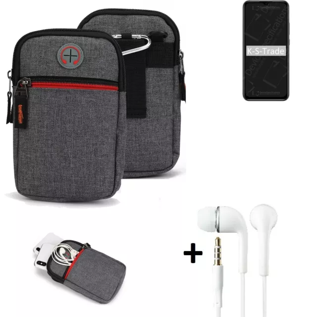Holster + Kopfhörer für Ulefone Note 10P Gürtel-Tasche