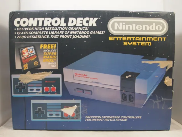 Empty Console Box for Nintendo Entertainment System NES Super Mario Bros