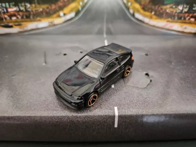 2018 Hot Wheels 88 Honda CRX Black Nightburnerz Rare JDM Combined postage New