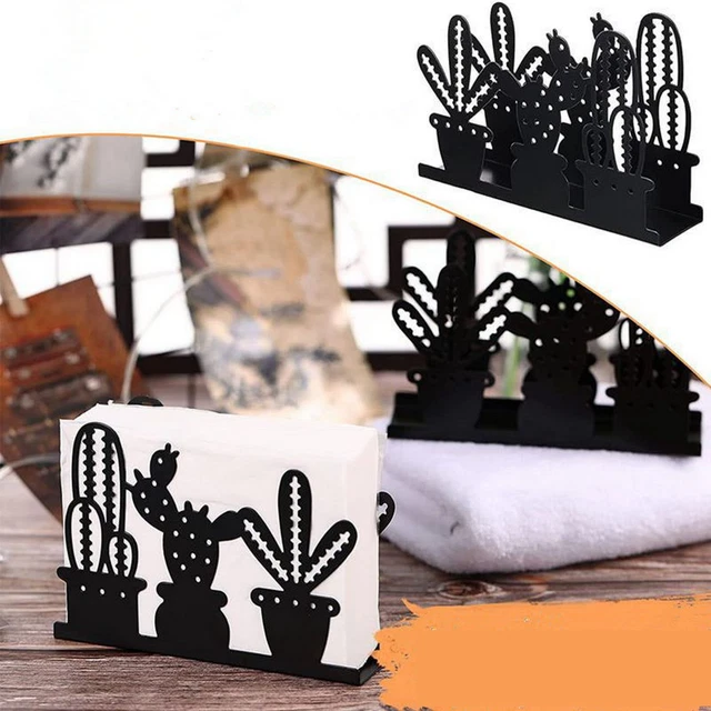 Tissue Dispenser Burr-free Storing Freestanding Cactus Tissue Container Stand