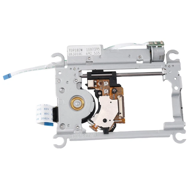 PS2 Slim Optical Lens Replacement TDP182W - For SCPH-77001/7700X, High-Speed Reading, Aluminum