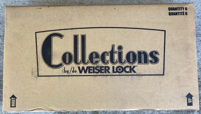 Case of 6 Deadbolts Collections by Weiser Lock Heavy Duty - Multiple Colors NEW! 2