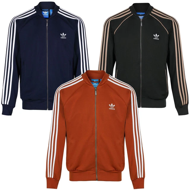 Adidas originals on sale track top navy
