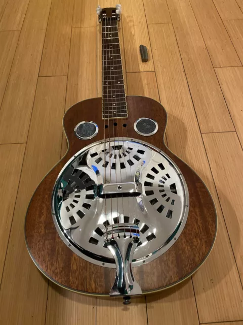 Epiphone spider dobro square-neck resonator guitar with hard case (1999)