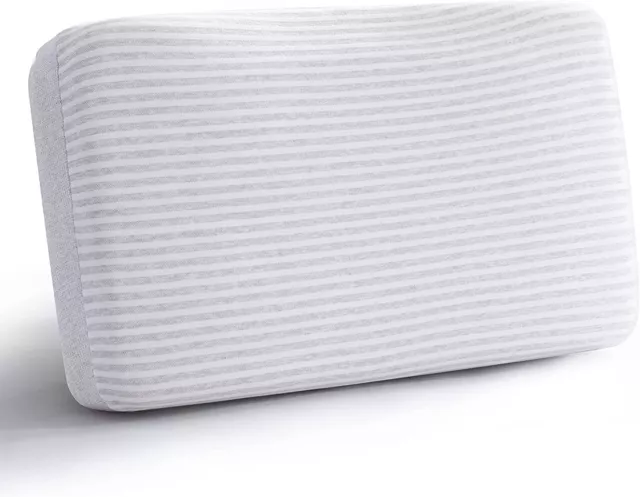 Memory Foam Pillow, Neck Contour Cervical Orthopedic Pillow for Neck Pain, Suppo