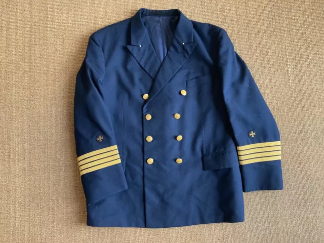 Kapitän Uniform Jacke DDG Hansa Bremen Merchant Navy Ernst Brendler vor 1961 2