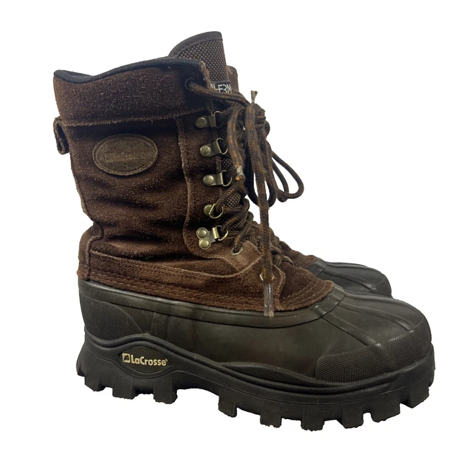 CABELAS MENS SIZE 7 Alaskan Guide Brown Shearling Winter  display picture 3