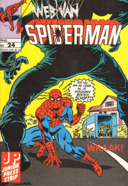 Web Van Spiderman 024 - Kleine Criminaliteit (Junior Press 1988)