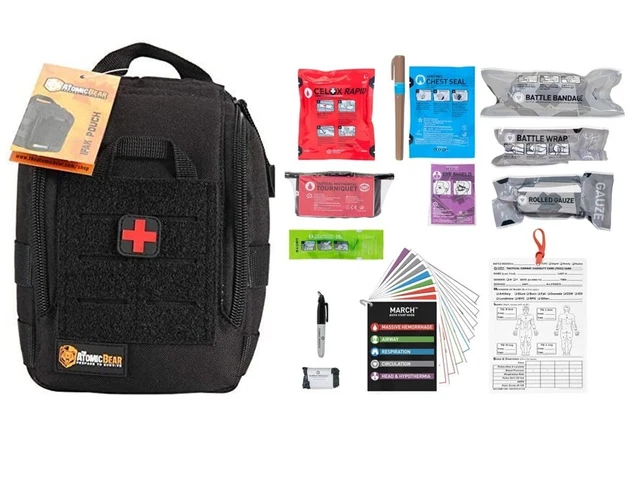 Atomic Bear Advanced Individual First Aid Kit - Ifak - Celox - Combat Medical