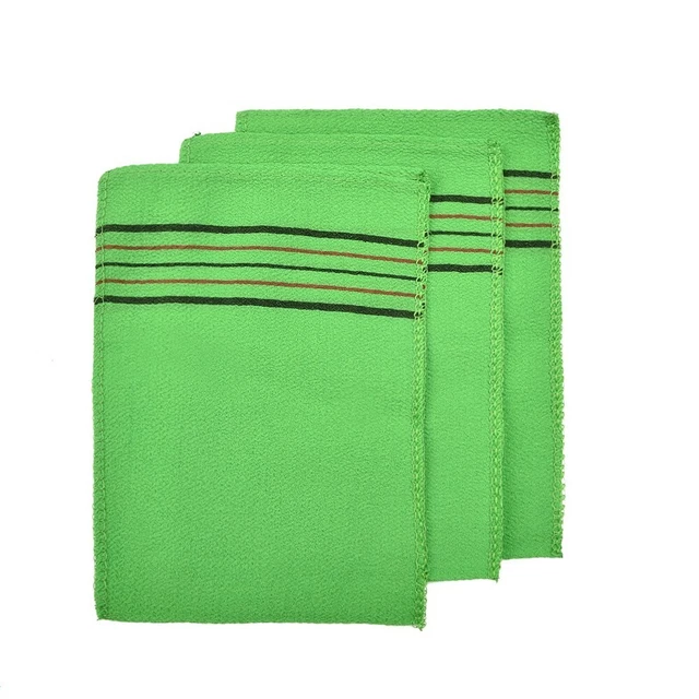 Toalla toalla 3 piezas exfoliante corporal masaje exfoliante secado rápido