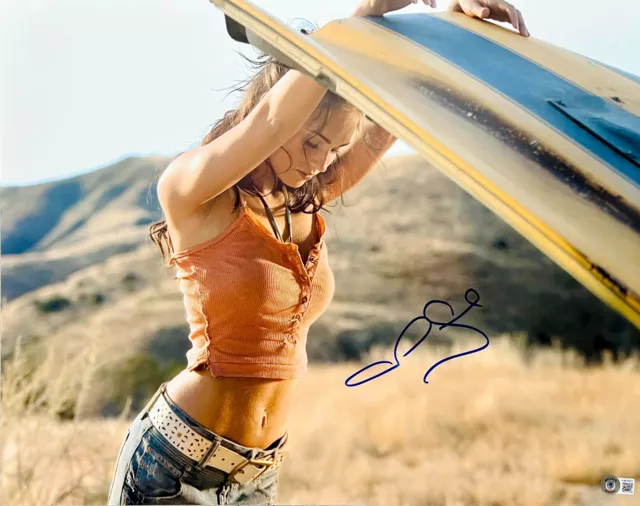 Megan Fox Authentic Signed 16x20 Transformers Photo Beckett BAS Witnessed