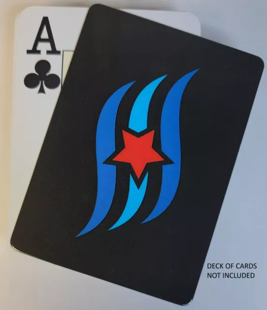 Premium Poker Size Empress Star Black Cut Card Dealer Stiff Flexible Plastic