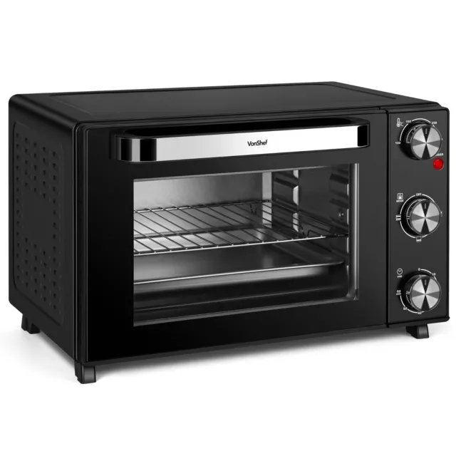 Mini Oven and Grill 25L - Portable Oven 1400W Multi-Function - VonShef