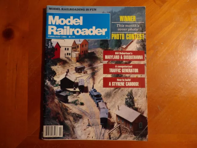 Revista modelo de ferrocarril febrero 1984