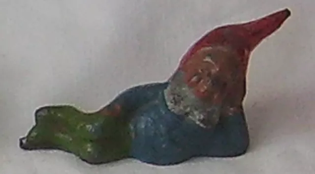Antique Figure Of A Recumbent Gnome