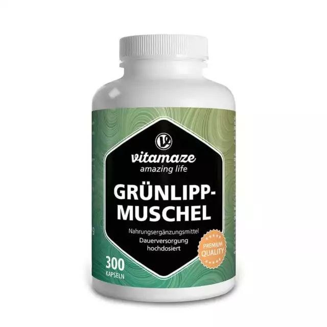 GRÜNLIPPMUSCHEL 500 mg hochdosiert Kapseln 300 St Kapse