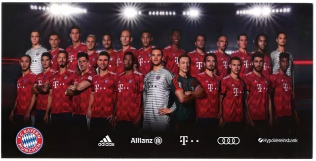 Ak Postkarte Fc Bayern München Mannschaft Team Niko Kovac 2018 2019 Saison Neu !