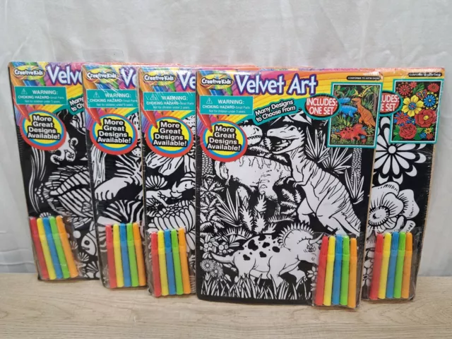 Cra-Z-Art Velvet Brite Set Creative Coloring Set