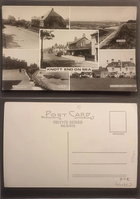 Knott End On Sea Postkarte C1950 Lancashire Bourne Arms Francis Frith Serie