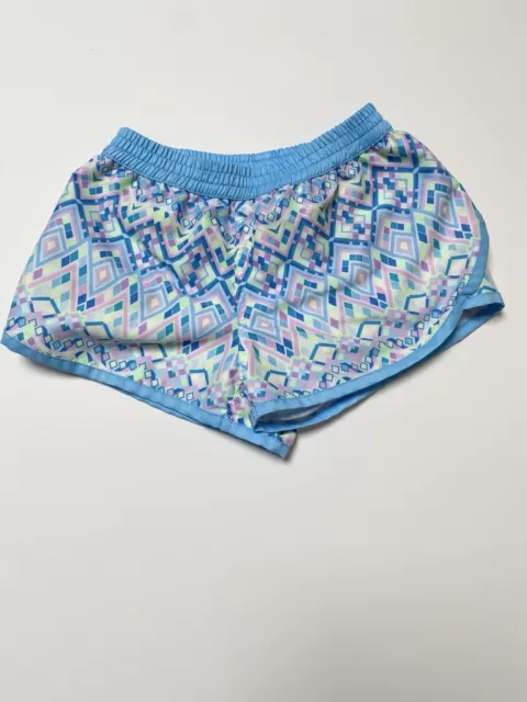 Monsoon Girls Blue Patterned Shorts Age 5-6 Years