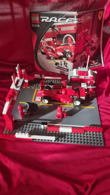 Lego Racers Set 8375 *Top* Ferrari Boxen Stop
