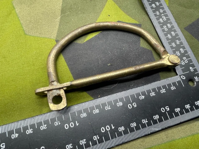 ORIGINAL WW1 / WW2 British Army Brass Kit Bag Lock £10.51 - PicClick UK