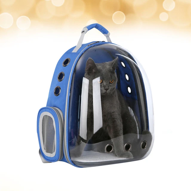 Zaino cane esterno in PVC design spaziale borsa permeabile all'aria con 9 fori