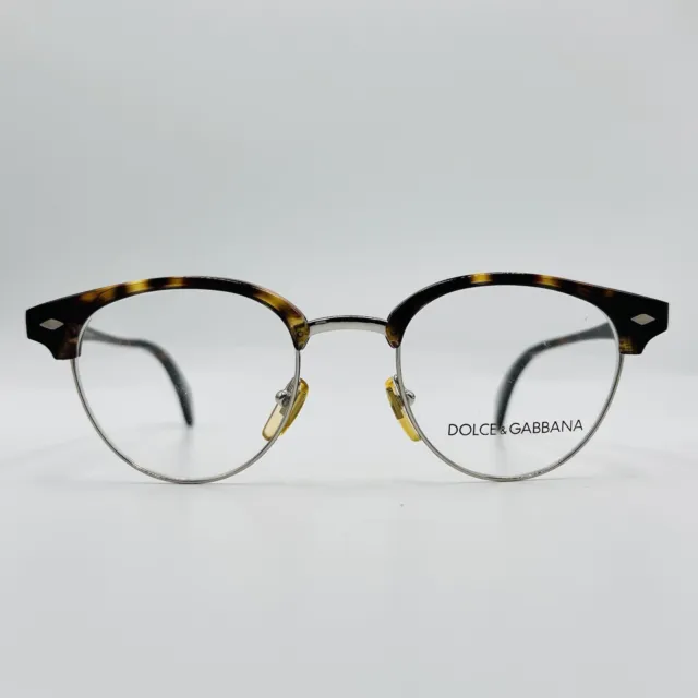 Dolce Gabbana Lunettes Femme Ovale Braun Argent DG 900 095 Logo Neuf