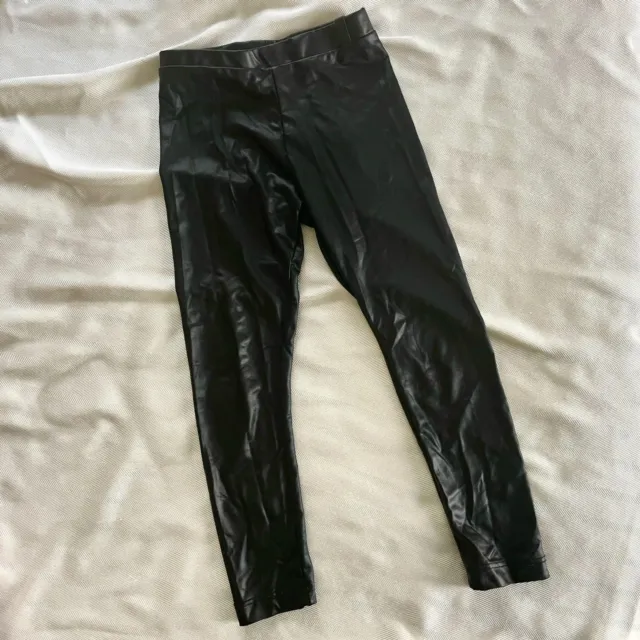 ZARA Kids Collection faux leather leggings size 6 / 116 cm