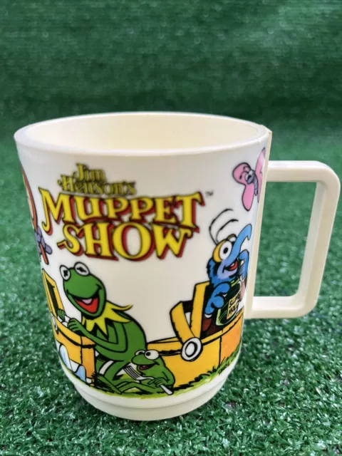 Vintage Jim Henson's The Muppet Show Plastic Mug Cup 1983