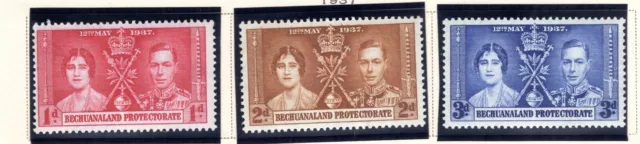 Bechuanaland Protectorate Stamp Scott #121-123, Set of 3, MNH, SCV$1.00