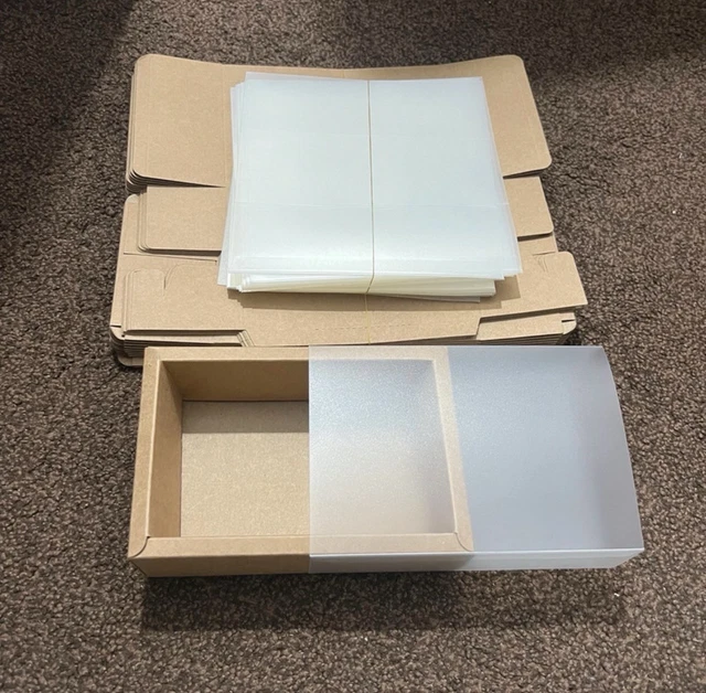 20PCS Kraft Gift Box 16 x 10.2 x 5.5 CM Brown Kraft Paper Box with Window Lid 20PCS Kraft Gift Box 16 x 10.2 x 5.5 CM Brown Kraft Paper Box with Window Lid