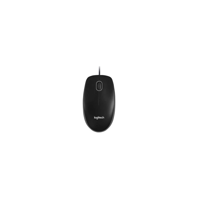 Logitech M100 Mouse USB Con Cavo, 3 Pulsanti, Tracciamento Ottico