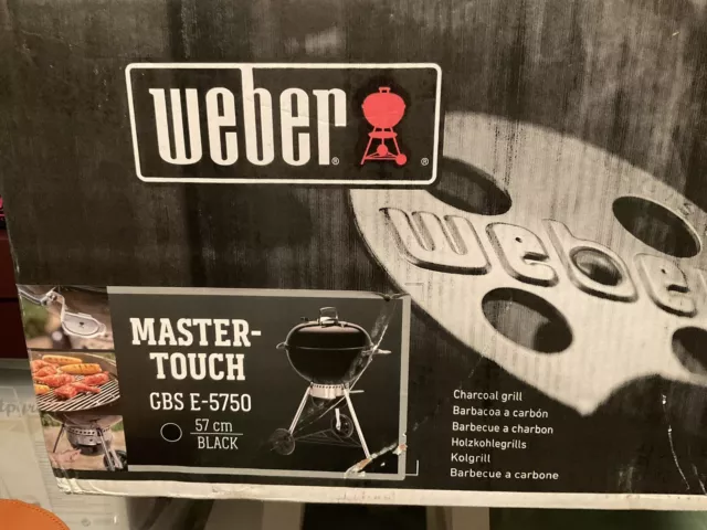 Weber Master-Touch GBS E-5750 - Schwarz  Grill BBQ Original verpackt