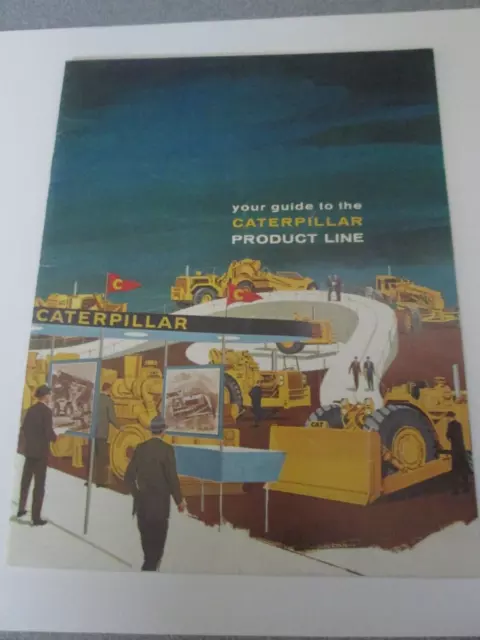 Caterpillar Product Line Brochure 20 Pages 1960s