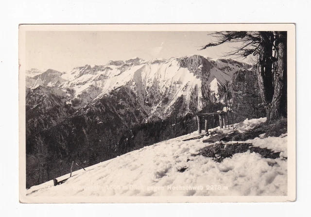 AK Ansichtskarte Aflenzer Bürgeralm / Blick gegen Hochschwab - 1956