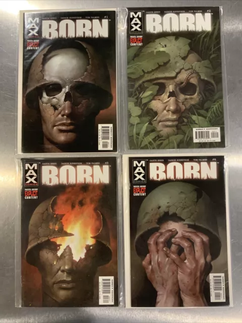 Born #1-4 Max Comics Lot 2003 The Punisher VF/NM Marvel Comics