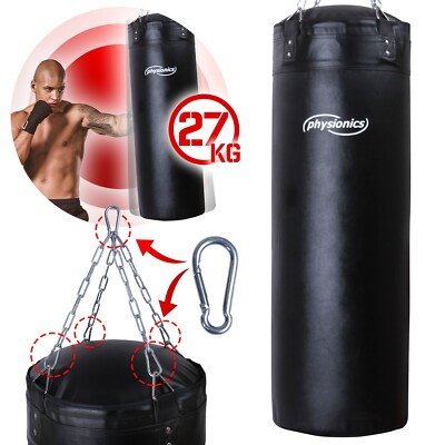 TecTake Sacco da boxe pieno 25kg con sospensione pugilato allenamento sport 105cm nuovo 