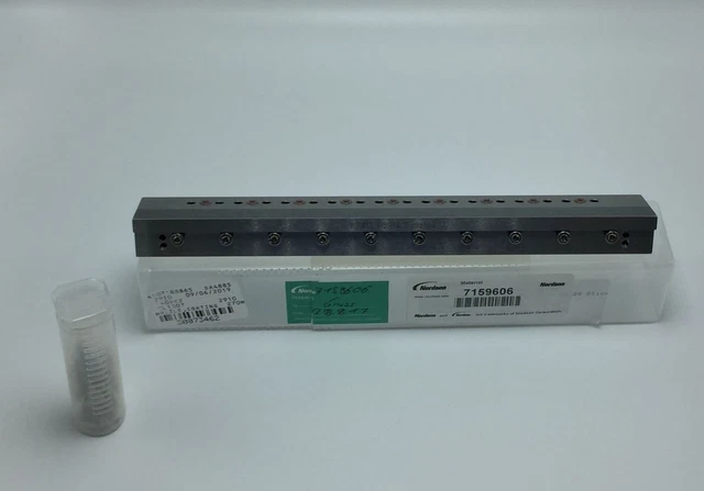 New Nordson 7159606 Hot Melt Coating Nozzle Ep11L-09 Dl270 Ab189