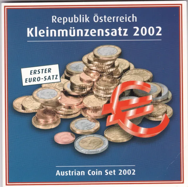 Österreich, KMS 2002 HGH, Europa, erster EURO Satz