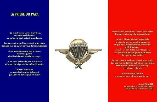 La Priere Du Parachutiste