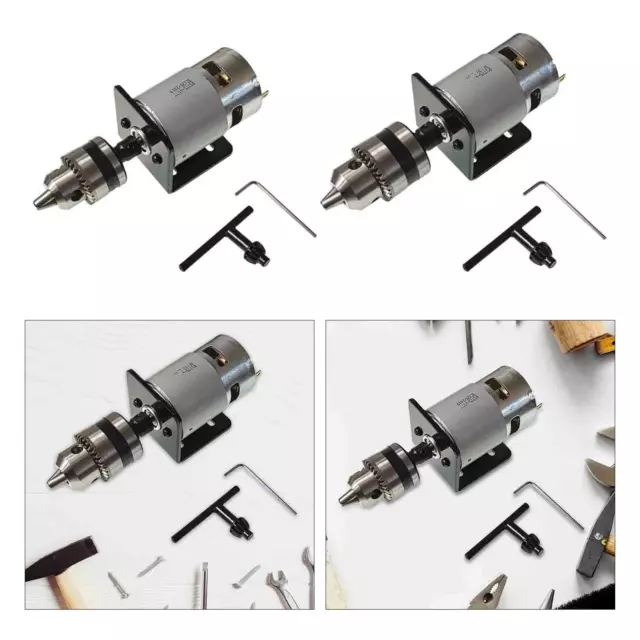 775 DC Motor Micro Drill Bit Drilling Machine Tool Accessories Hand Drill Chuck